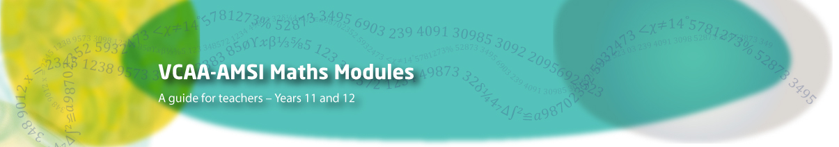 Supporting Australia Mathematics Project: A guide for teachers — Years 11 and 12